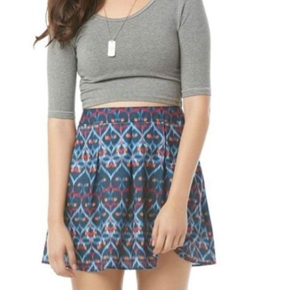 Aeropostale Bethany Mota Small Skirt Multicolored Aztec Print Floral Pattern NWT - Picture 7 of 9